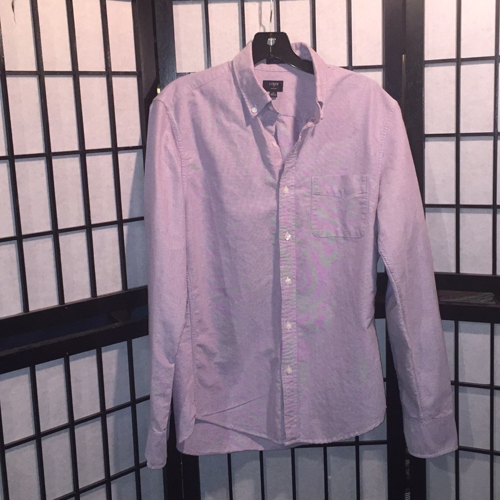 J crew oxford slim fit button down men shirt